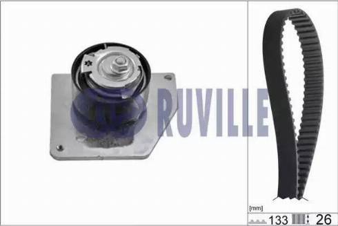 Ruville 5562970 - Комплект зубчатого ремня ГРМ autospares.lv