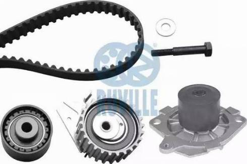 Ruville 55844741 - Водяной насос + комплект зубчатого ремня ГРМ autospares.lv