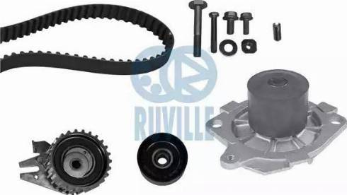 Ruville 55844751 - Водяной насос + комплект зубчатого ремня ГРМ autospares.lv