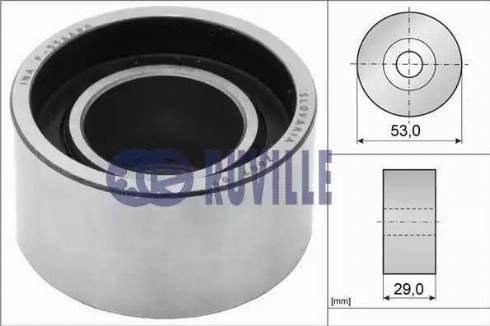 Ruville 55842 - Направляющий ролик, зубчатый ремень ГРМ autospares.lv