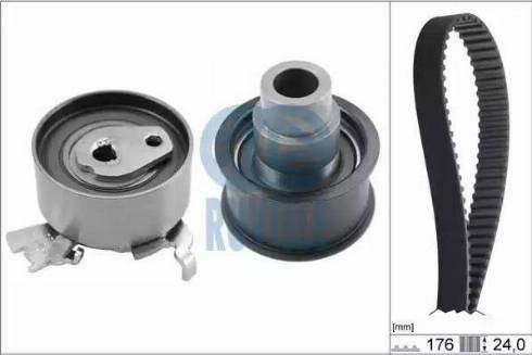 Ruville 5530570 - Комплект зубчатого ремня ГРМ autospares.lv