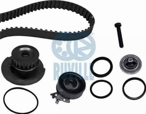 Ruville 55302702 - Водяной насос + комплект зубчатого ремня ГРМ autospares.lv