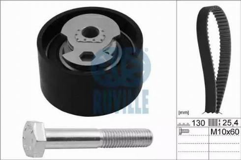 Ruville 5524070 - Комплект зубчатого ремня ГРМ autospares.lv