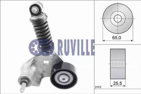 Ruville 55256 - Натяжитель, поликлиновый ремень autospares.lv