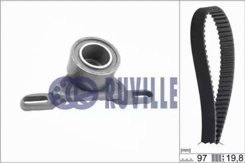 Ruville 5520270 - Комплект зубчатого ремня ГРМ autospares.lv