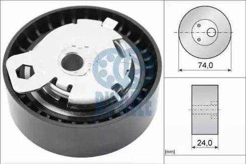 Ruville 55239 - Натяжной ролик, зубчатый ремень ГРМ autospares.lv