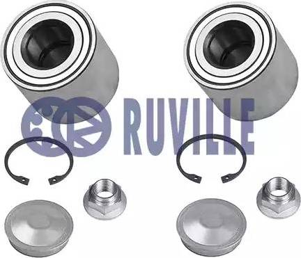 Ruville 5579D - Подшипник ступицы колеса, комплект autospares.lv