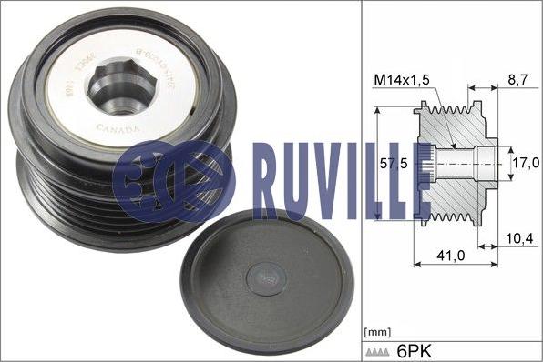 Ruville 56999 - Водяной насос autospares.lv