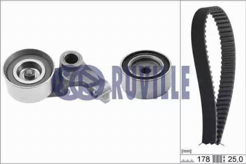 Ruville 5695170 - Комплект зубчатого ремня ГРМ autospares.lv