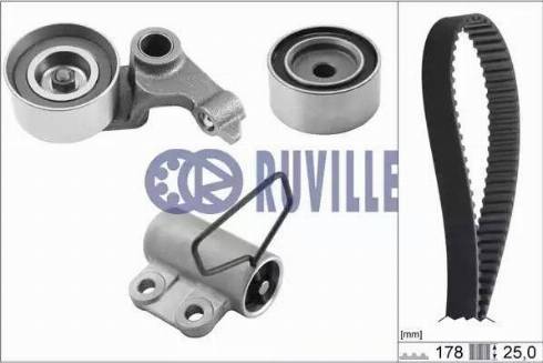 Ruville 5695171 - Комплект зубчатого ремня ГРМ autospares.lv