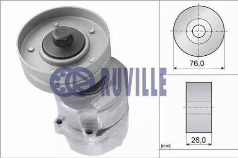 Ruville 56527 - Натяжитель, поликлиновый ремень autospares.lv