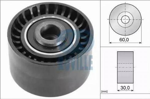 Ruville 56642 - Направляющий ролик, зубчатый ремень ГРМ autospares.lv