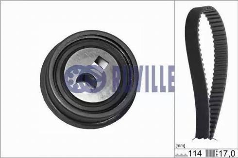 Ruville 5661870 - Комплект зубчатого ремня ГРМ autospares.lv