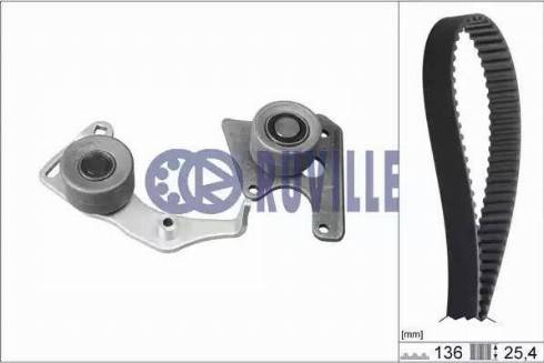 Ruville 5662270 - Комплект зубчатого ремня ГРМ autospares.lv