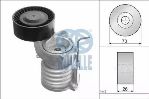 Ruville 56318 - Натяжитель, поликлиновый ремень autospares.lv