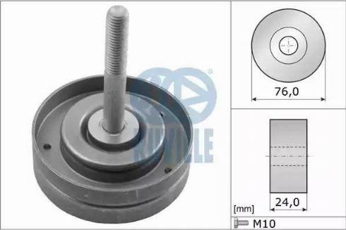 Ruville 56317 - Ролик, поликлиновый ремень autospares.lv