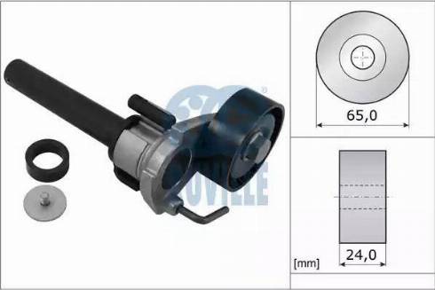 Ruville 56379 - Натяжитель, поликлиновый ремень autospares.lv