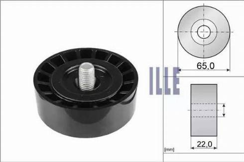 Ruville 58438 - Ролик, поликлиновый ремень autospares.lv