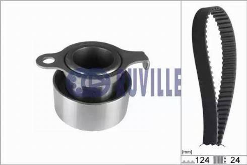 Ruville 5740172 - Комплект зубчатого ремня ГРМ autospares.lv