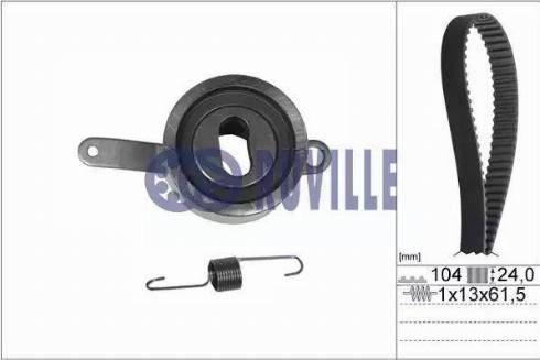 Ruville 5740371 - Комплект зубчатого ремня ГРМ autospares.lv