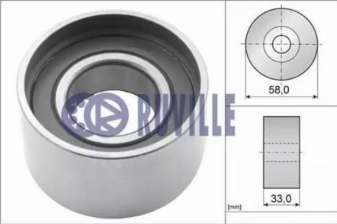 Ruville 57064 - Натяжной ролик, зубчатый ремень ГРМ autospares.lv