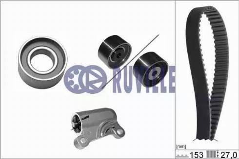 Ruville 5703471 - Комплект зубчатого ремня ГРМ autospares.lv