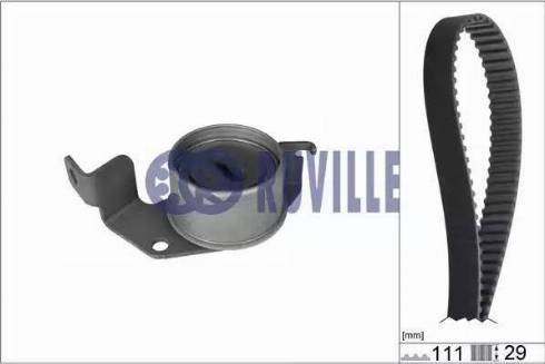 Ruville 5731270 - Комплект зубчатого ремня ГРМ autospares.lv