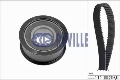 Ruville 5720170 - Комплект зубчатого ремня ГРМ autospares.lv