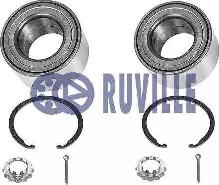 Ruville 6962D - Подшипник ступицы колеса, комплект autospares.lv