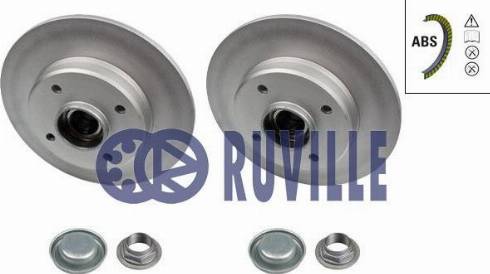 Ruville 6644BD - Тормозной диск autospares.lv