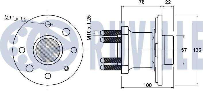 Ruville 220016 - Подшипник ступицы колеса, комплект autospares.lv