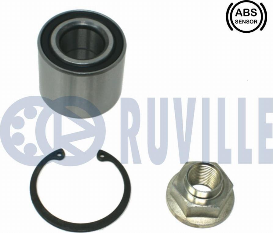 Ruville 221520 - Подшипник ступицы колеса, комплект autospares.lv