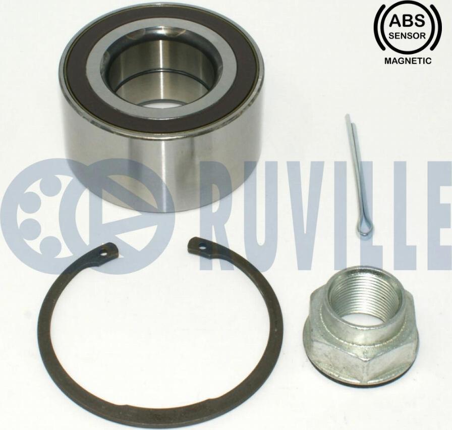 Ruville 221625 - Подшипник ступицы колеса, комплект autospares.lv