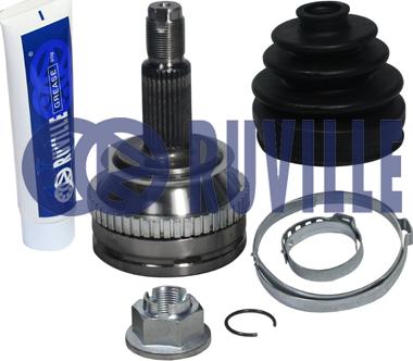 Ruville 75511S - Шарнирный комплект, ШРУС, приводной вал autospares.lv