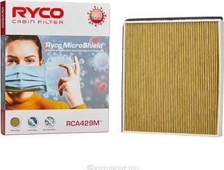 RYCO RCA429M - Фильтр воздуха в салоне autospares.lv