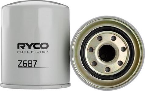 RYCO Z687 - Топливный фильтр autospares.lv