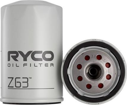 RYCO Z63 - Масляный фильтр autospares.lv