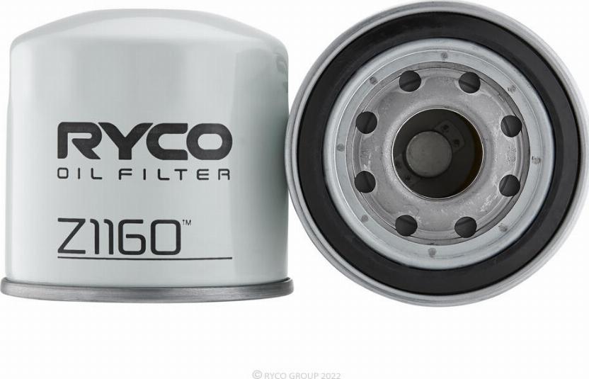 RYCO Z1160 - Масляный фильтр autospares.lv