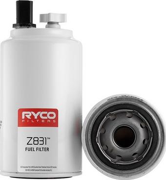 RYCO Z831 - Топливный фильтр autospares.lv