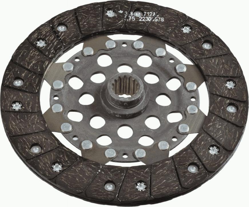 SACHS 1 864 600 210 - Диск сцепления, фрикцион autospares.lv