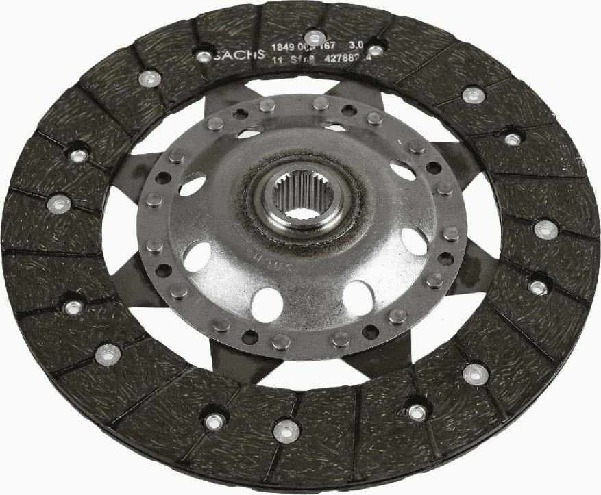 SACHS 1864 002 835 - Диск сцепления, фрикцион autospares.lv