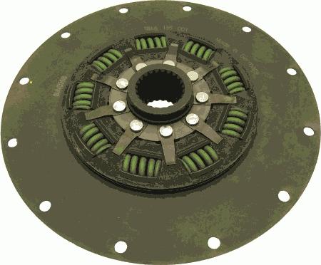 SACHS 1 866 135 001 - Торсионный демпфер, сцепление autospares.lv