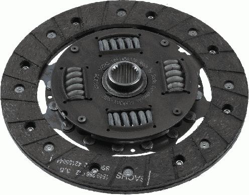 SACHS 1 861 456 339 - Диск сцепления, фрикцион autospares.lv