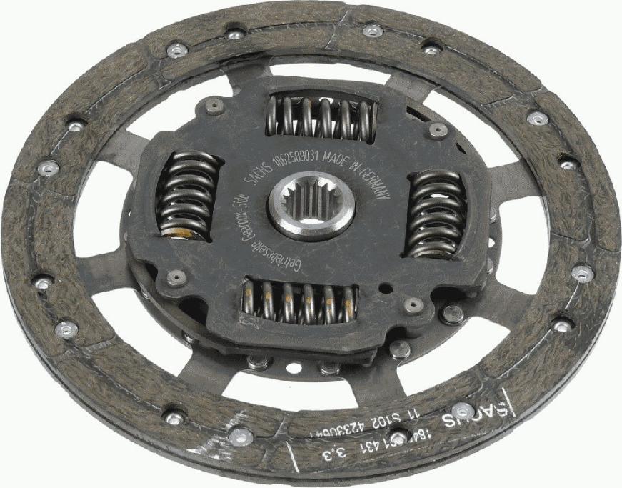 SACHS 1 862 509 031 - Диск сцепления, фрикцион autospares.lv