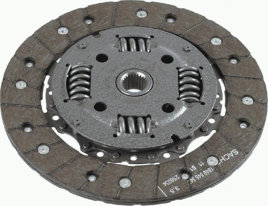 SACHS 1 862 516 344 - Диск сцепления, фрикцион autospares.lv