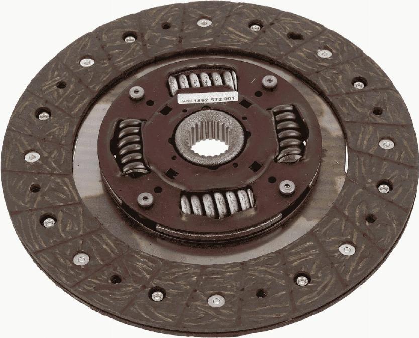 SACHS 1 862 572 001 - Диск сцепления, фрикцион autospares.lv