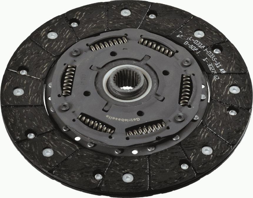 SACHS 1878 600 548 - Диск сцепления, фрикцион autospares.lv