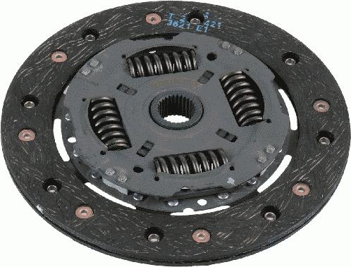 SACHS 1878 600 661 - Диск сцепления, фрикцион autospares.lv