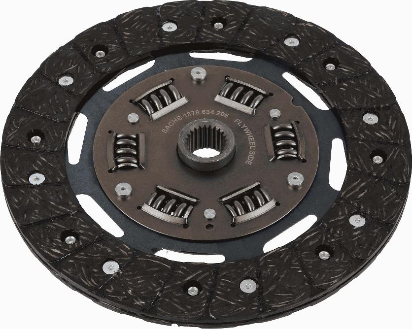 SACHS 1878 634 206 - Диск сцепления, фрикцион autospares.lv