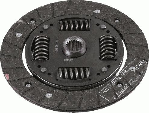 SACHS 1 878 001 191 - Диск сцепления, фрикцион autospares.lv